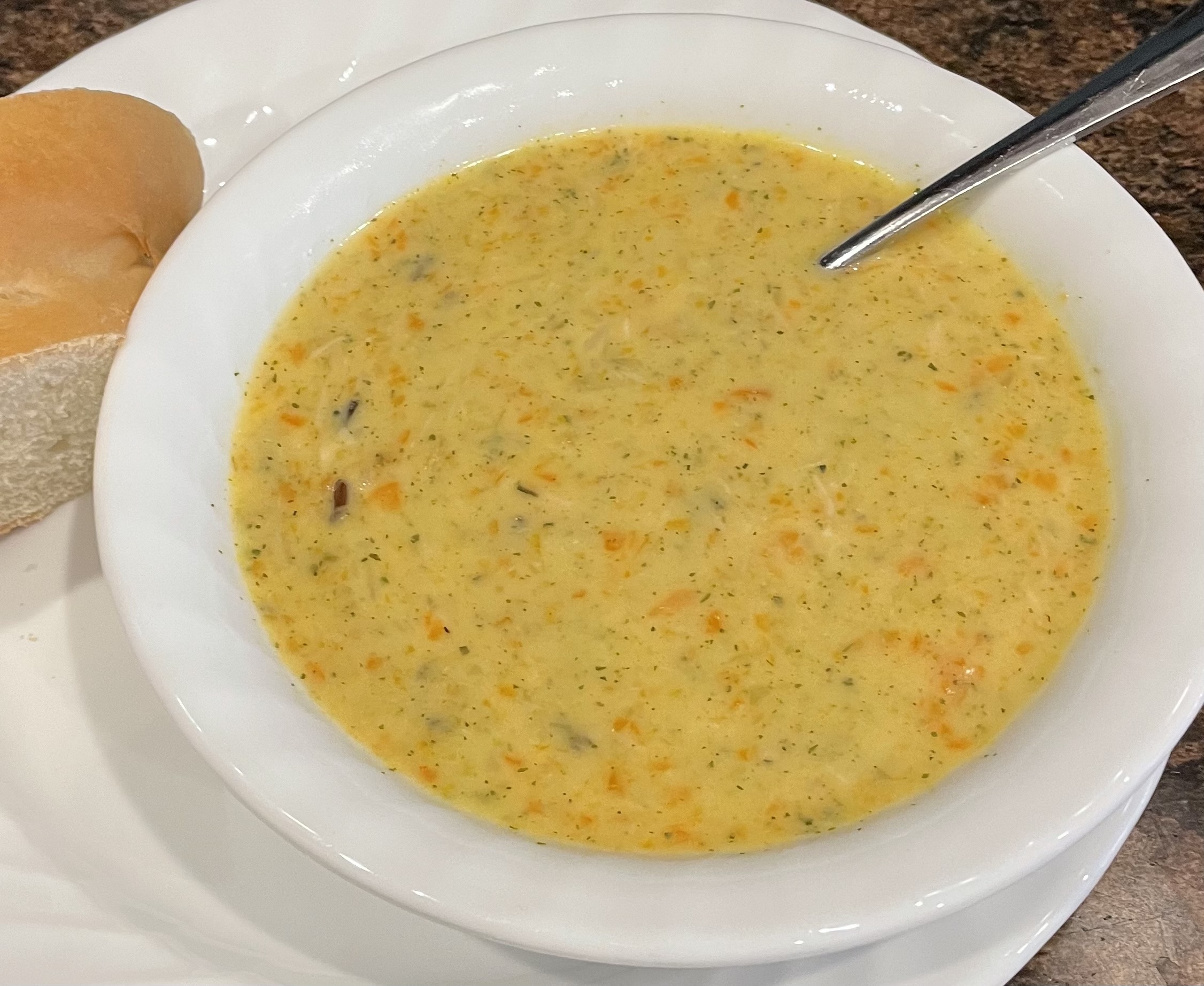 Classic Cheesy Chicken and Rice Soup