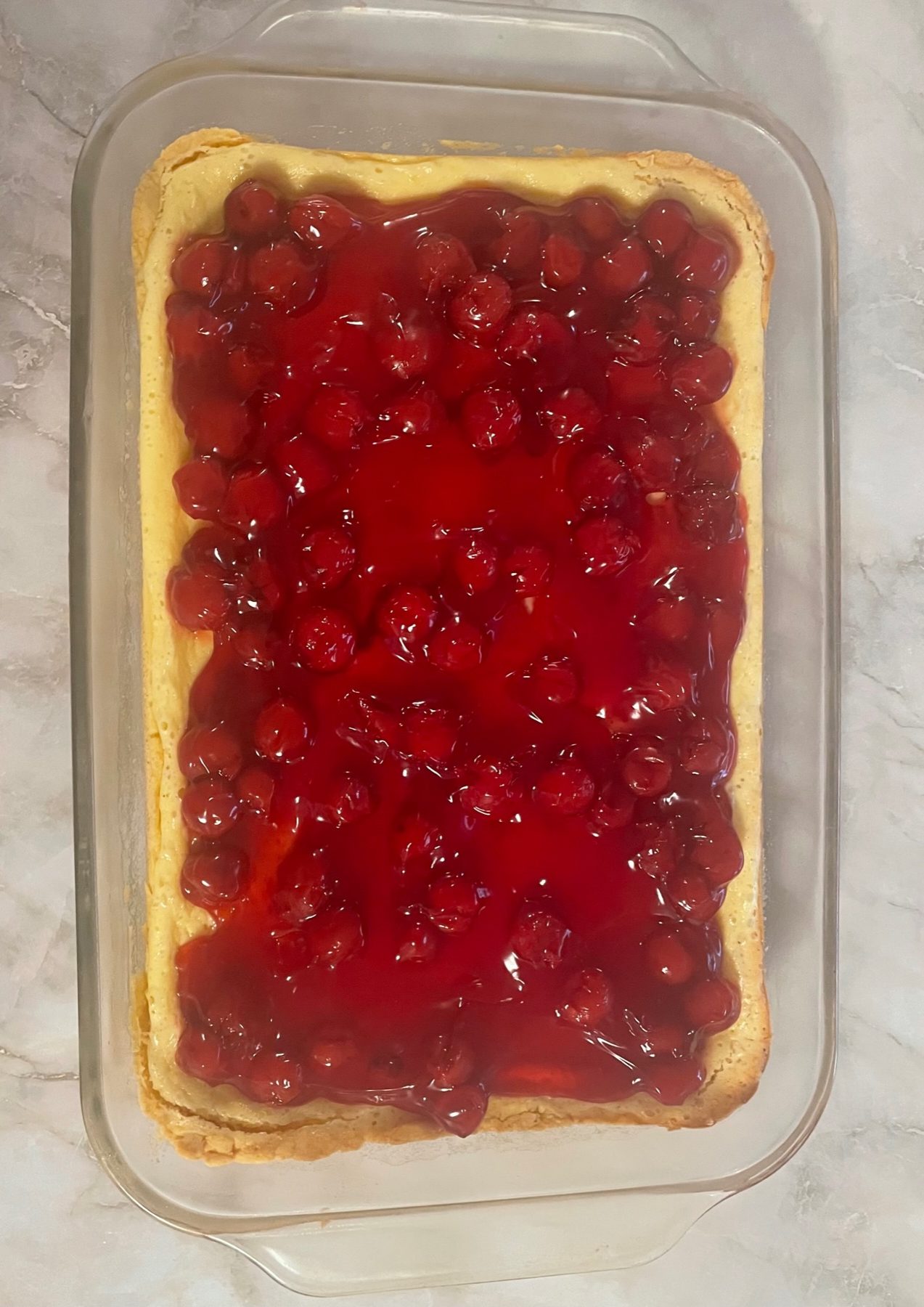 cheery cherry cheesecake, cheesecake from cake mix