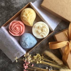 gift box of handmade soap party favors