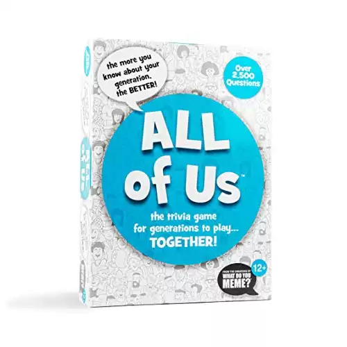 WHAT DO YOU MEME? All of Us – The Family Trivia Game for All Generations – Family Card Games for Kids and Adults