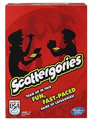 Scattergories Board Game, Game of Categories, Family Board Games for Adults and Teens, Fun Party Games for 2 to 4 Teams, Word Games, Ages 13+