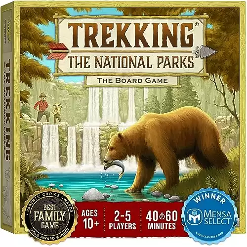 Underdog Games Trekking The National Parks – The Award-Winning Family Board Game | Designed for National Park Lovers | Great for Kids Ages 10 and Up | Easy to Learn
