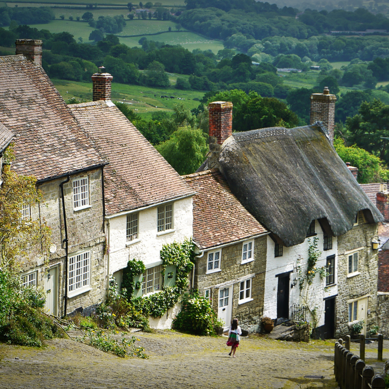 British village street