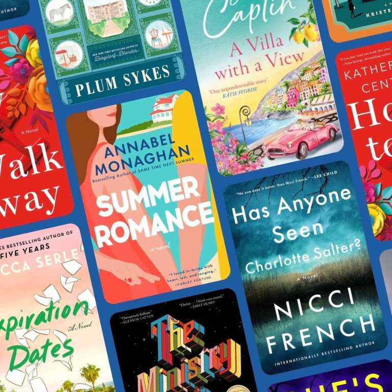 Book cover images of top ten best summer books